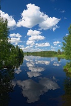 Jokinäkymä Rauman sillalta