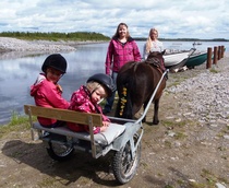 Poniajeluakin oli tarjolla